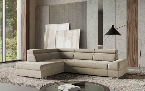 sit&more Ecksofa »Broadway L-Form«, mit verstellbaren Kopfteilen, wahlweise mit Bettfunktion