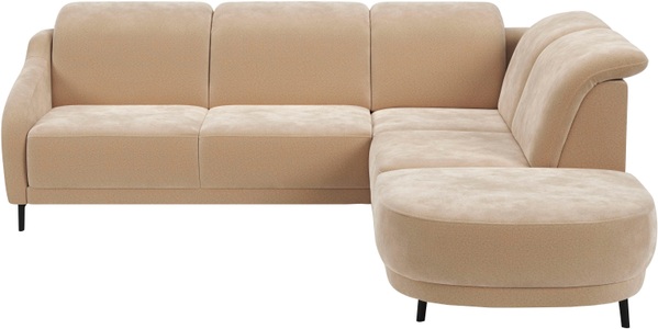 sit&more Ecksofa »Blues L-Form« wahlweise mit Klapptisch und USB
