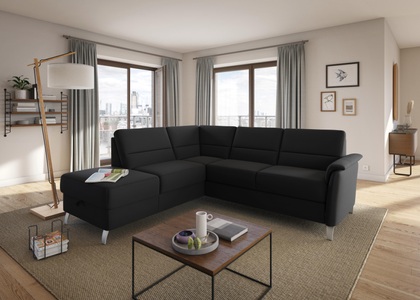 SIT&MORE, sit&more Ecksofa, sit&more Ecksofa »Palmera L-Form«, Federkern, wahlweise mit Bettfunktion und mit/ohne Stauraum