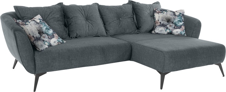 LEONIQUE, Leonique Ecksofa »Livien«, Zierkissen inklusive, INOSIGN Ecksofa »Baggio L-Form«, Zierkissen inklusive
