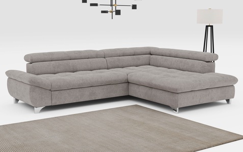 COTTA Ecksofa »Gemini L-Form«, mit Kopfteilverstellung, wahlweise mit Bettfunktion