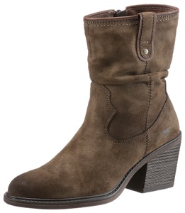 MUSTANG SHOES, Mustang Shoes Cowboystiefel, Mustang Shoes Cowboystiefel, mit gerafftem slouchy-Schaft