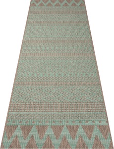 BOUGARI, Läufer, »Sidon«, bougari, rechteckig, Höhe 4 mm, maschinell gewebt, NORTHRUGS Läufer »Sidon«, rechteckig, 4 mm Höhe, In-und Outdoor geeignet, Strapazierfähig und pflegeleicht, Flachgewebe
