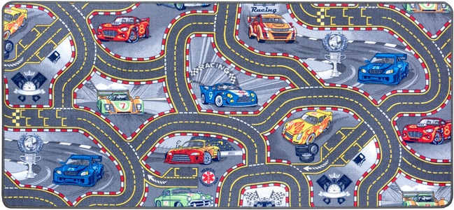 Hanse Home, HANSE Home Kinderteppich »Spielteppich Kinder«, rechteckig, 6,5 mm Höhe, Robust Strassen Spielunterlage, Kurzflor, Kinderzimmer, Auto, Strapazierfähig, Pflegeleicht, HANSE Home Kinderteppich »Spielteppich Kinder«, rechteckig, 6,5 mm Höhe, Kurzflor, Kinderzimmer, Teppich, Auto, Strassen, Schlafzimmer