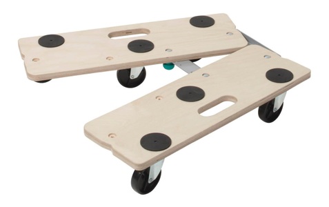 Wolfcraft, Wolfcraft 5548000 Möbel-Transportroller Traglast (max.): 300 kg, Wolfcraft Transportwagen »FT 350 B«, Holzart: Birke, Herkunftsland: Polen