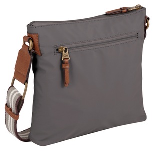 camel active, camel active Umhängetasche, camel active Umhängetasche »Bari«, aus hochwertigem matten Nylon mit gestreiftem Gewebeband