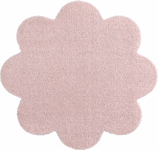 Hanse Home, Fussmatte, Blume, Hanse Home, »Deko Soft«, waschbar, getuftet, HANSE Home Fussmatte »Deko Soft, Türmatte«, blumenförmig, 7 mm Höhe, waschbar, Unifarben Design, Rutschfest,Robust, Pflegeleicht, Saugfähig