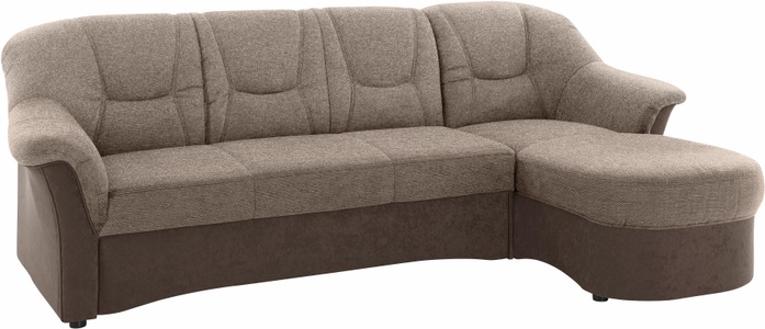 DOMO collection, DOMO collection Ecksofa, DOMO collection Ecksofa »Sarafina L-Form«, wahlweise mit Bettfunktion, optional mit Federkern