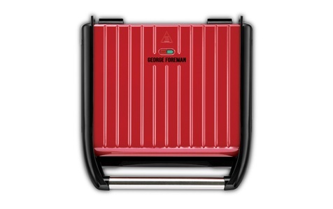 RUSSELL HOBBS, Russell Hobbs Steel Entertaining - Kontaktgrill (Rot), 
