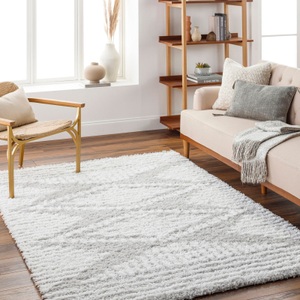Surya, Surya Hochflor-Teppich »Modern 2326«, rechteckig, LIVABLISS - Boho Hochfloriger Shaggy Teppich NURIA, 160X230CM, Beige