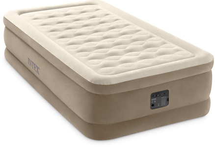 Intex, Intex Twin Ultra Plush Airbed Luftbett / Gästebett, Intex Luftbett »DURA-BEAM® UltraPlush Airbed«, (Set, 2 tlg., mit Transporttasche)