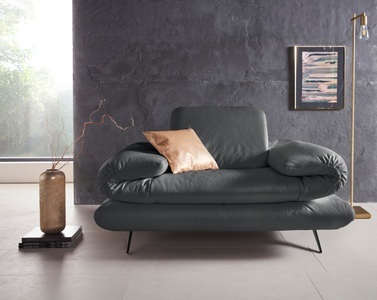 PLACES OF STYLE, Places of Style Sessel »Milano«, wahweise mit verstellbarer Rückenlehne - auch als Hocker nutzbar, 