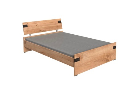 Wimex, WIMEX Bett »Liverpool«, Bett LIVERPOOL 140x200cm eiche