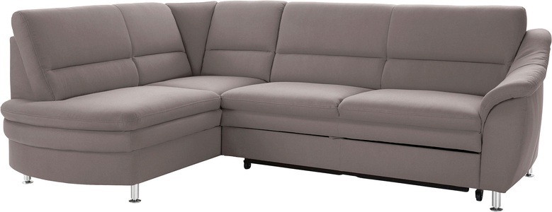 SIT&MORE, sit&more Ecksofa, sit&more Ecksofa »Cardoso L-Form«, mit Federkern, wahlweise mit Bettfunktion und Schubkasten