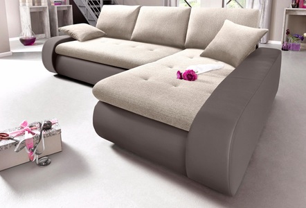 TRENDMANUFAKTUR, TRENDMANUFAKTUR Ecksofa, wahlweise XL oder XXL, TRENDMANUFAKTUR Ecksofa »Indie, L-Form«, wahlweise XL oder XXL