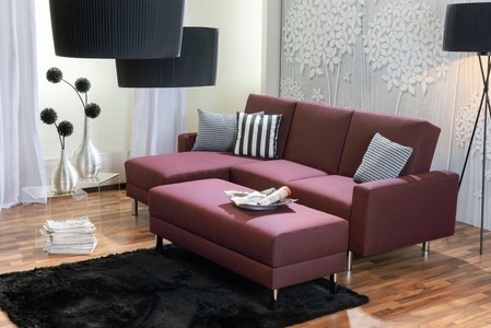 MAX WINZER, Max Winzer® Schlafsofa mit Recamiere »Just Fresh« mit Rückenverstellung, inklusive Stauraumhocker, Max Winzer® Schlafsofa »Just Fresh« mit Rückenverstellung, inklusive Stauraumhocker