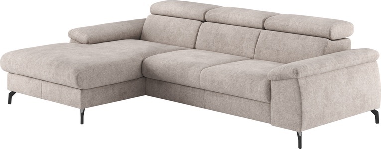 Cotta, COTTA Ecksofa »Kitty L-Form«, Modern, L-Form, Bodenfreiheit 12,5 cm, COTTA Ecksofa »Kitty L-Form«, inkl. Kopfteilverstellung, optional mit Bettfunktion u. Bettkasten