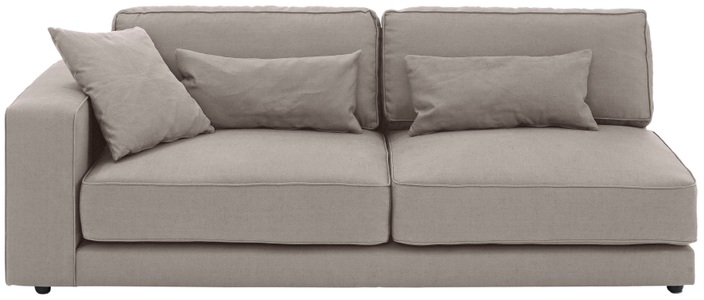GOODproduct, GOODproduct Ecksofa »Grenette«, freistehend oder als Teil des Modulsofas,im Baumwoll-/Leinenmix oder umweltschoned aus recycelten Stoffen, Federkern, GOODproduct Ecksofa »Grenette«, frei oder als Teil des Modulsofas, Baumwollmix oder recycelte Stoffe