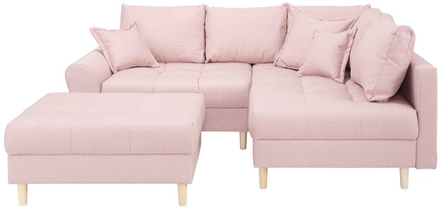 Home affaire Ecksofa »Rice«, incl. Hocker, mit Federkern