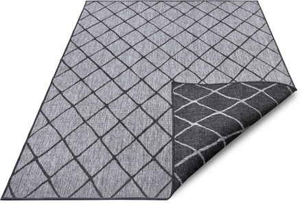 NORTHRUGS, NORTHRUGS Teppich »Malaga«, rechteckig, 5 mm Höhe, In-und Outdoor geeignet, Wohnzimmer, Balkon, Terrasse, Garten, Robust, Pflegeleicht, Flachgewebe, Wendbar, NORTHRUGS Teppich »Malaga Wendeteppich«, rechteckig, 5 mm Höhe, In-& Outdoor, Wetterfest, Balkon, Läufer, Wohnzimmer, Wasserfest
