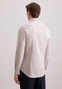 seidensticker Businesshemd »Schwarze Rose«, Shaped 1/1 Covered-Button-Down-Kragen Karo