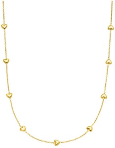 Purelei, Purelei Collier »Schmuck Geschenk Alohi Heart Herz, 2104«, Purelei Kette ohne Anhänger »Schmuck Geschenk Alohi Heart Herz, 2104«