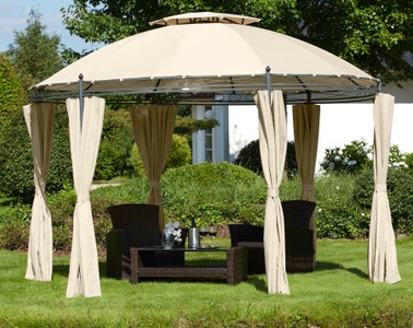 KONIFERA, KONIFERA Pavillon »Tino«, (Set), BxT: 350 x 350 cm, KONIFERA Pavillon »Tino«, (Set), BxT: 350 x 350 cm