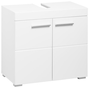 Trendteam, INOSIGN Waschbeckenunterschrank »Avena«, Höhe 56 cm, Badezimmerschrank mit 2 Türen und Aussparung, INOSIGN Waschbeckenunterschrank »Avena«, Waschtisch mit 2 Türen - Aussparung 26/8 cm - (B/T/H) 60/34/56 cm