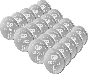 GP Batteries, GP Batteries GPCR2032-2CPU20 Knopfzelle CR 2032 Lithium 3 V 20 St., GP Batteries Lithium CR2032 20x 3V Knopfzelle