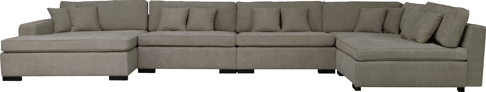 Guido Maria Kretschmer Home&Living, Guido Maria Kretschmer Home&Living Wohnlandschaft »Skara XXL«, Lounge-Sofa XXL mit Federkern-Polsterung, in vielen Bezugsvarianten, auch recycelt, Home affaire Wohnlandschaft »Skara XXL U-Form« Lounge-Sofa XXL mit Federkern-Polsterung, in vielen Bezugsvarianten