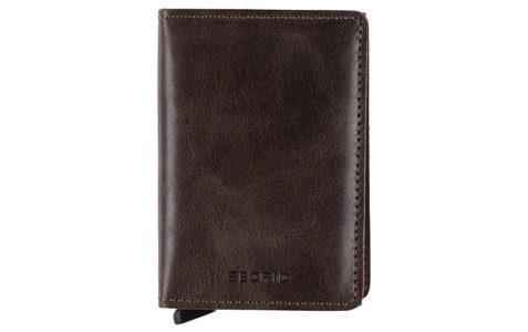 Secrid, Secrid - Portemonnaie Vintage - Dunkelbraun, SECRID Geldbörse »Slimwallet«
