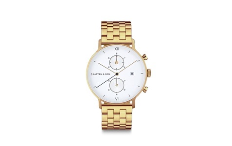 Kapten & Son, Uhr 'Small Chrono Steel', 