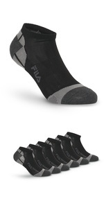 FILA, Fila Kurzsocken, (6 Paar), Fila Kurzsocken, (6er Pack), mit Logo-Schriftzug