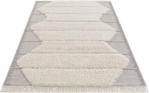 MINT RUGS, MINT RUGS Hochflor-Teppich »Hutu«, rechteckig, 35 mm Höhe, Sisal-Optik, Hoch-Tief Struktur, Wohnzimmer, Schafzimmer, Arbeitszimmer, Robust, Pflegeleicht, HANSE Home Hochflor-Teppich »Hutu«, rechteckig, 35 mm Höhe, Sisal-Optik, Hoch-Tief Struktur, Robust, Pflegeleicht
