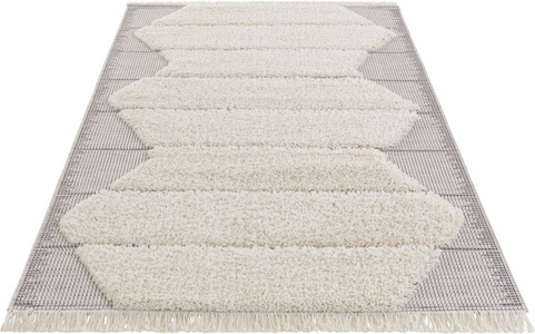 MINT RUGS, MINT RUGS Hochflor-Teppich »Hutu«, rechteckig, 35 mm Höhe, Sisal-Optik, Hoch-Tief Struktur, Wohnzimmer, Schafzimmer, Arbeitszimmer, Robust, Pflegeleicht, HANSE Home Hochflor-Teppich »Hutu«, rechteckig, 35 mm Höhe, Sisal-Optik, Hoch-Tief Struktur, Robust, Pflegeleicht