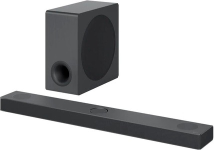 undefined, LG Electronics DS80QY.DDEULLK Soundbar Schwarz inkl. kabellosem Subwoofer, Dolby Atmos®, WLAN, Bluetooth®, USB, LG DS80QY - Soundbar (3.1, Dark Steel Silver)