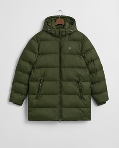 Gant Steppmantel »ACTIVE CLOUD MID LENGTH«, Puffermantel, regular fit, abnehmabre Kapuze, 2-Wege-Reissverschluss