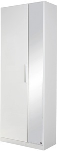 rauch BLUE, rauch BLUE Garderobenschrank »Minosa«, mit Spiegel, Breite 69 cm, rauch Garderobenschrank »Garderobe Drehtürenschrank Kleiderschrank Schrank Mehrzweck MINOSA«, mit Spiegel, Breite 69 cm, ausziehbare Kleiderstange MADE IN GERMANY