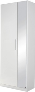 rauch BLUE, rauch BLUE Garderobenschrank »Minosa«, mit Spiegel, Breite 69 cm, rauch Garderobenschrank »Garderobe Drehtürenschrank Kleiderschrank Schrank Mehrzweck MINOSA«, mit Spiegel, Breite 69 cm, ausziehbare Kleiderstange MADE IN GERMANY