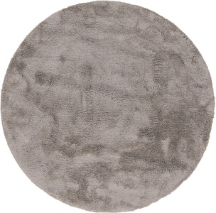 carpetfine Teppich »Silky«, rund, 20 mm Höhe
