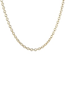 FIRETTI, Firetti Edelstahlkette »Ankerkettengliederung, 2, 9 mm breit«, Firetti Edelstahlkette »Schmuck Geschenk, Ankerkettengliederung, 2,9 mm breit, gelbgoldfarben«, Made in Germany