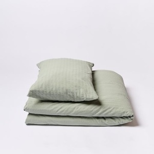 Journey Living, Journey Living - Duvetanzug KEMERI - blassgrün - Biobaumwolle - 200x210, Journey Living Duvetbezug Kemeri
