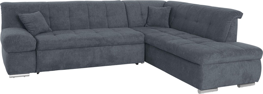 DOMO collection, DOMO collection Ecksofa, DOMO collection Ecksofa »Mona L-Form bequem und komfortabel, Breite 271cm, L-Form« wahlweise mit Bett- und Armlehnfunktion