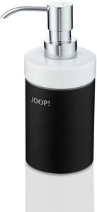 JOOP!, Joop! Seifenhalter »0020011«, 7, 7, (1-St), Joop! Seifenspender metall, kunststoff , 010020011 Joop! Chromline , Schwarz, Weiss, Chromfarben , verchromt,matt , Metallpumpe , 007645006501
