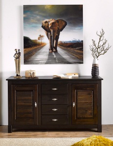 HOME AFFAIRE, Home affaire Sideboard, Home affaire Sideboard »Rauna«, Kommode, B/T/H: 150/37/84 cm