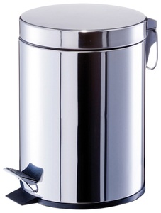 ZELLER Treteimer Ø22x29,3 cm, 3 Liter
