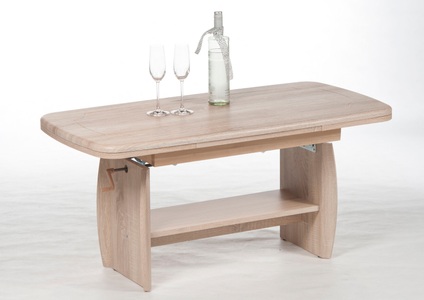 HBZ, HBZ Couchtisch »Kirk«, höhenverstellbar, Tisch mit Auszug, Stolkom Couchtisch »Kirk«, höhenverstellbar, Tisch mit Auszug