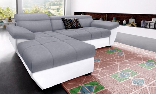 COTTA Ecksofa, inklusive Kopfteilverstellung, wahlweise mit Bettfunktion + Bettkasten