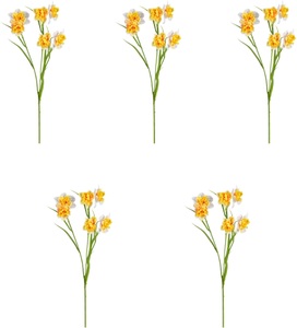 Creativ green, Creativ green Kunstblume »Narzisse«, (5 St.), Creativ green Kunstblume »Narzisse«