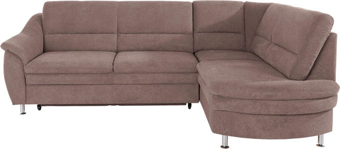 Places of Style Ecksofa »Cardoso«, Federkern, wahlweise mit Bett, Schubkasten